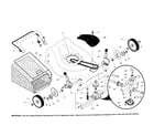 Craftsman 917376561 wheels/tires/bag diagram
