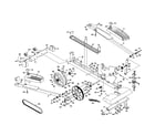 Proform PFEL60441 frame/pedals/flywheel diagram