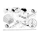 Craftsman 917376630 wheels/tires/bag diagram