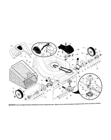Wheels/tires/bag