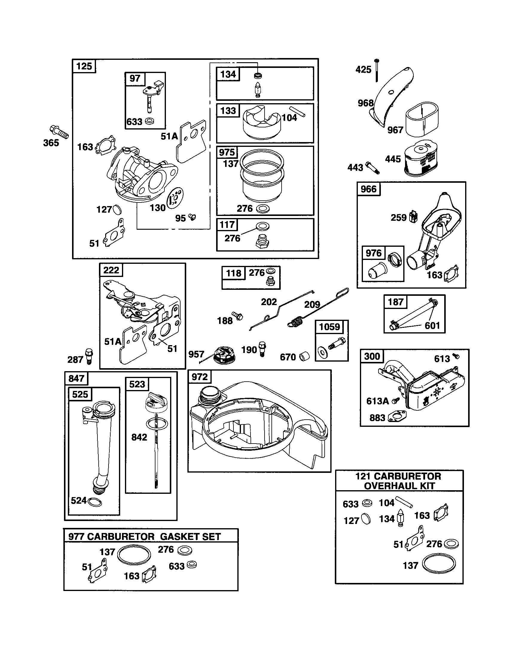 CARBURETOR/FUEL TANK