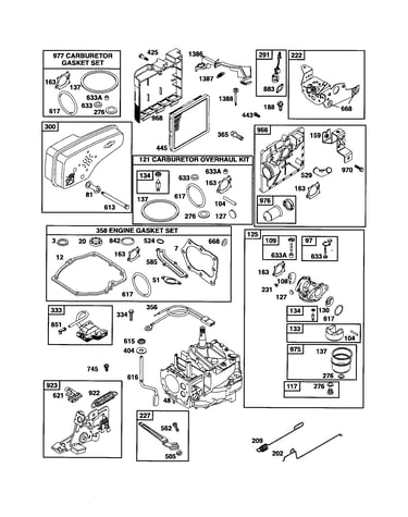 Short block/carburetor