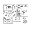 Starter-rewind/blower-housing