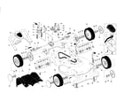 Craftsman 917375950 wheels/tires/gearcase diagram
