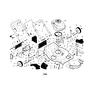 Craftsman 917376570 handle/engine/housing diagram