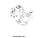 Cub Cadet SERIES 1500 hood and grille diagram