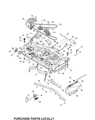 54-inch mower deck