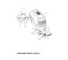 Cub Cadet 13AX11CH712 hood and grille diagram