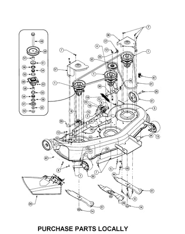 46-inch mower deck
