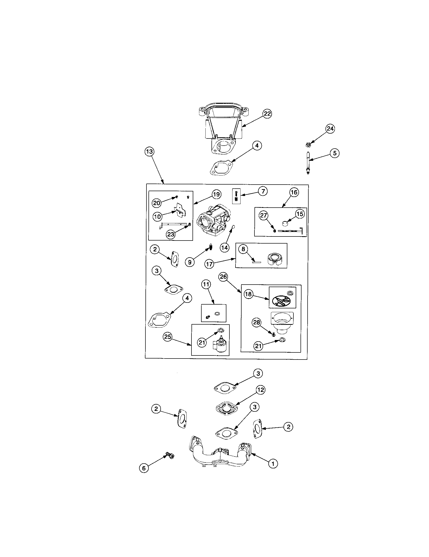 CARBURETOR/INTAKE MANIFOLD