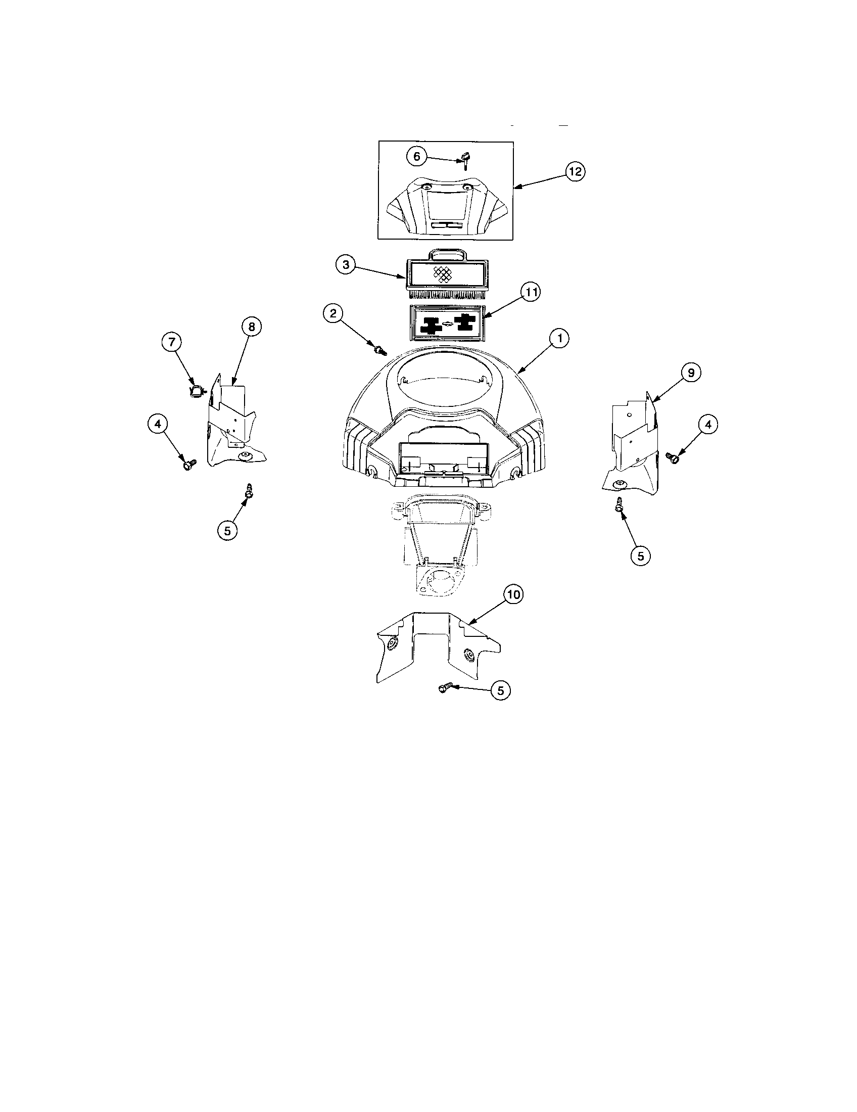 AIR FILTER/BLOWER HOUSING