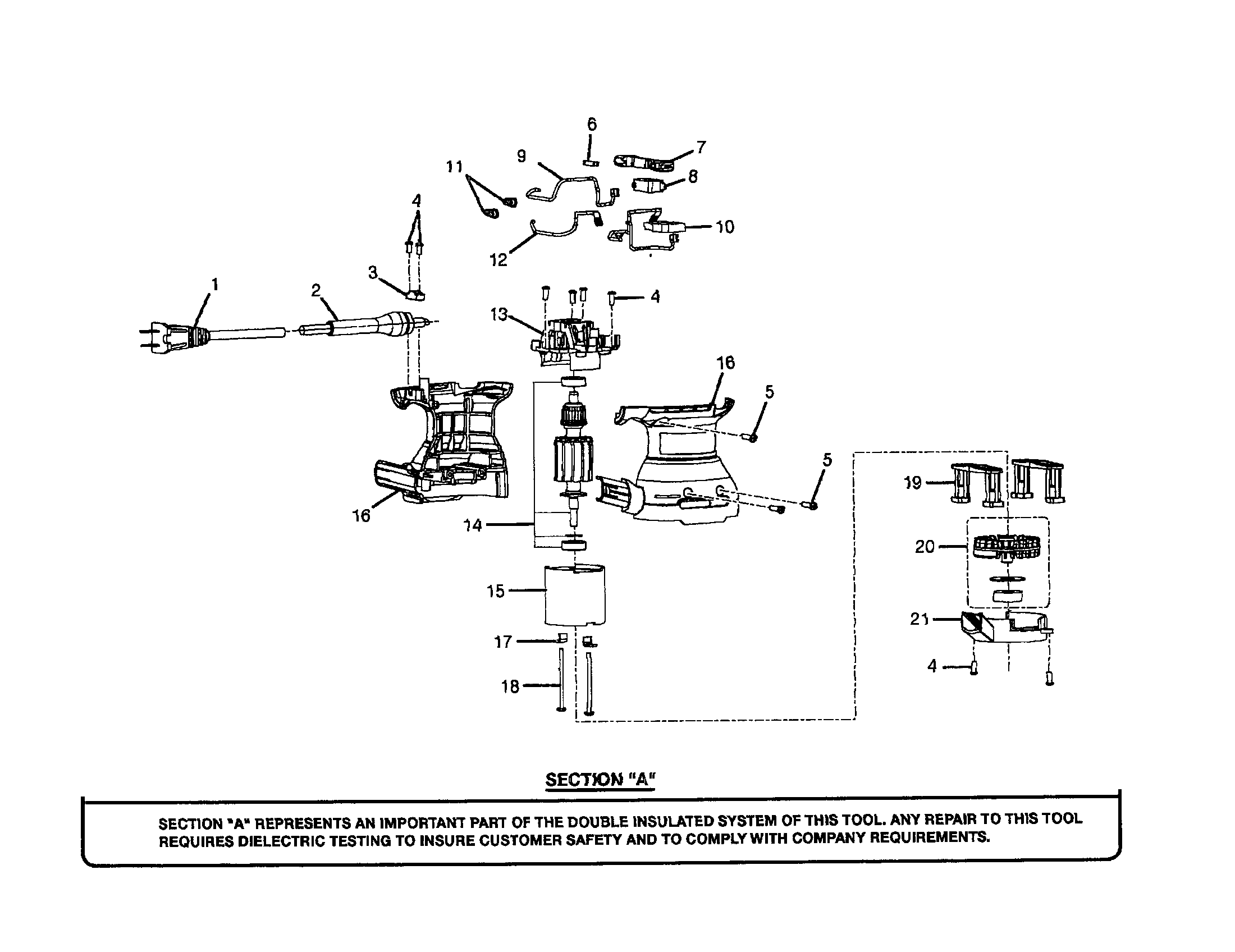 Motor/housing