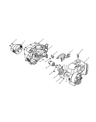 Motor/housing