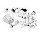 Craftsman 917376571 grassbag/gearcase diagram