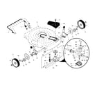 Craftsman 917379244 wheels/gearcase diagram
