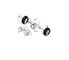 Sears Canada 95052131-2 wheels diagram