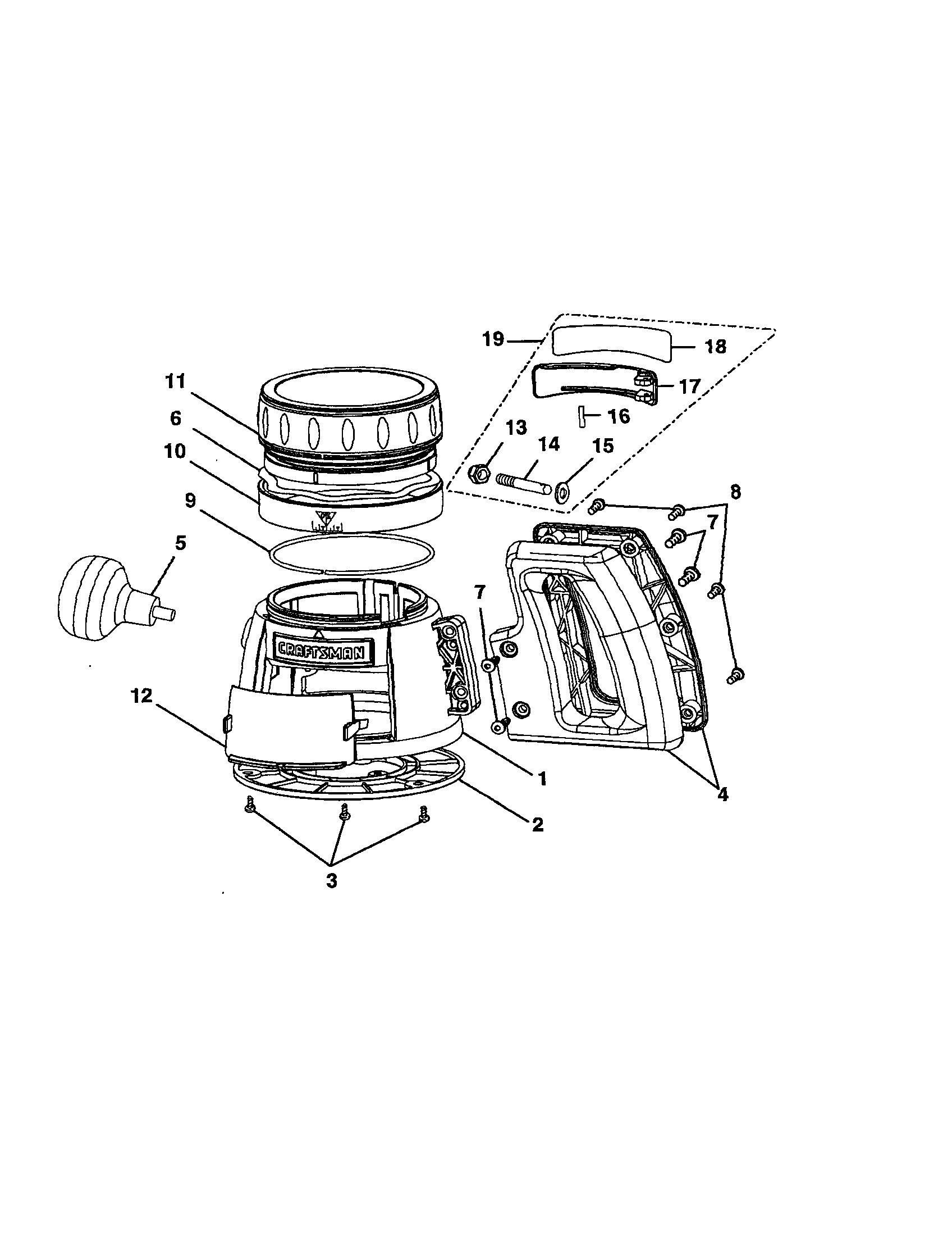 D-handle router base-315.175301