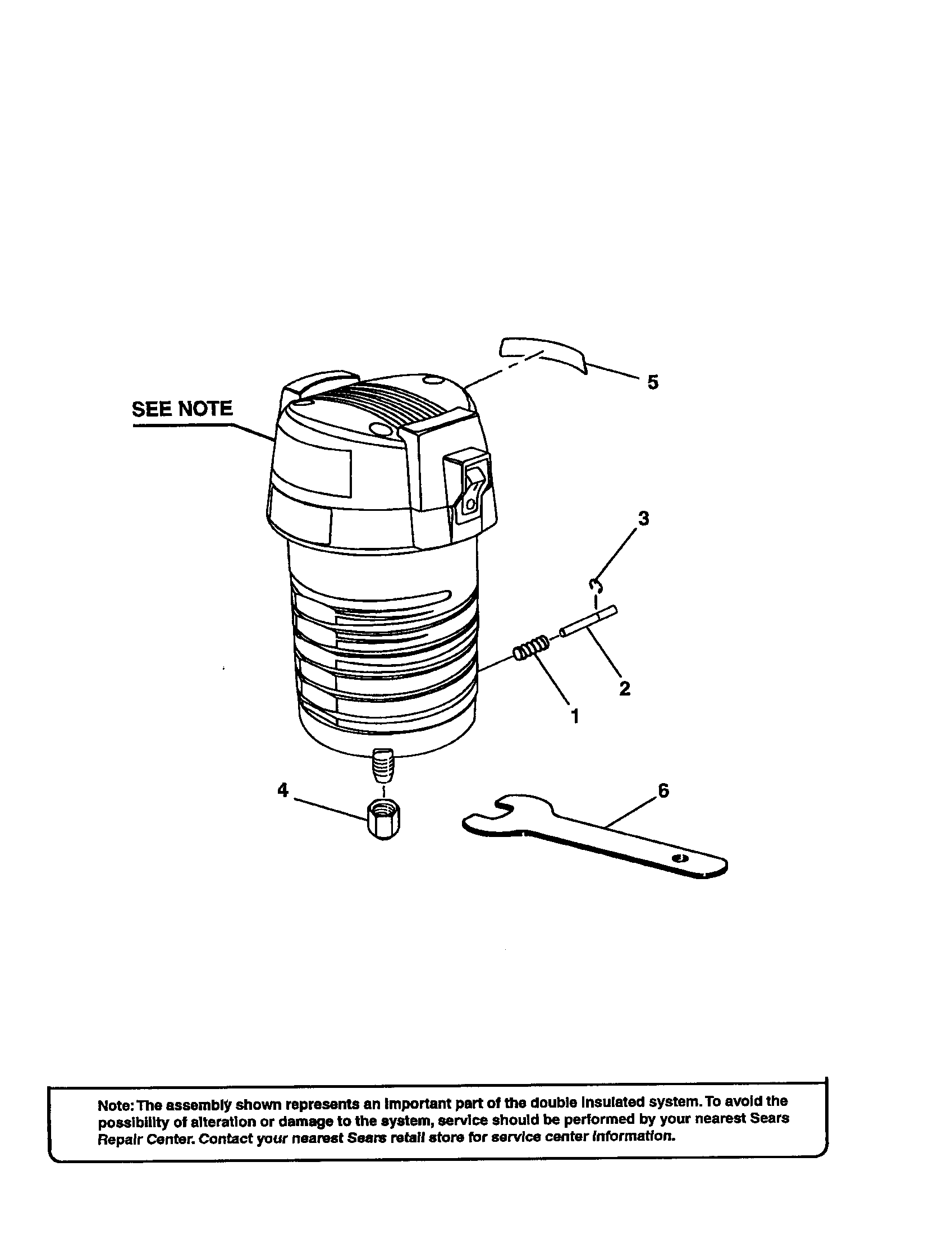 Wrench/shaft lock pin