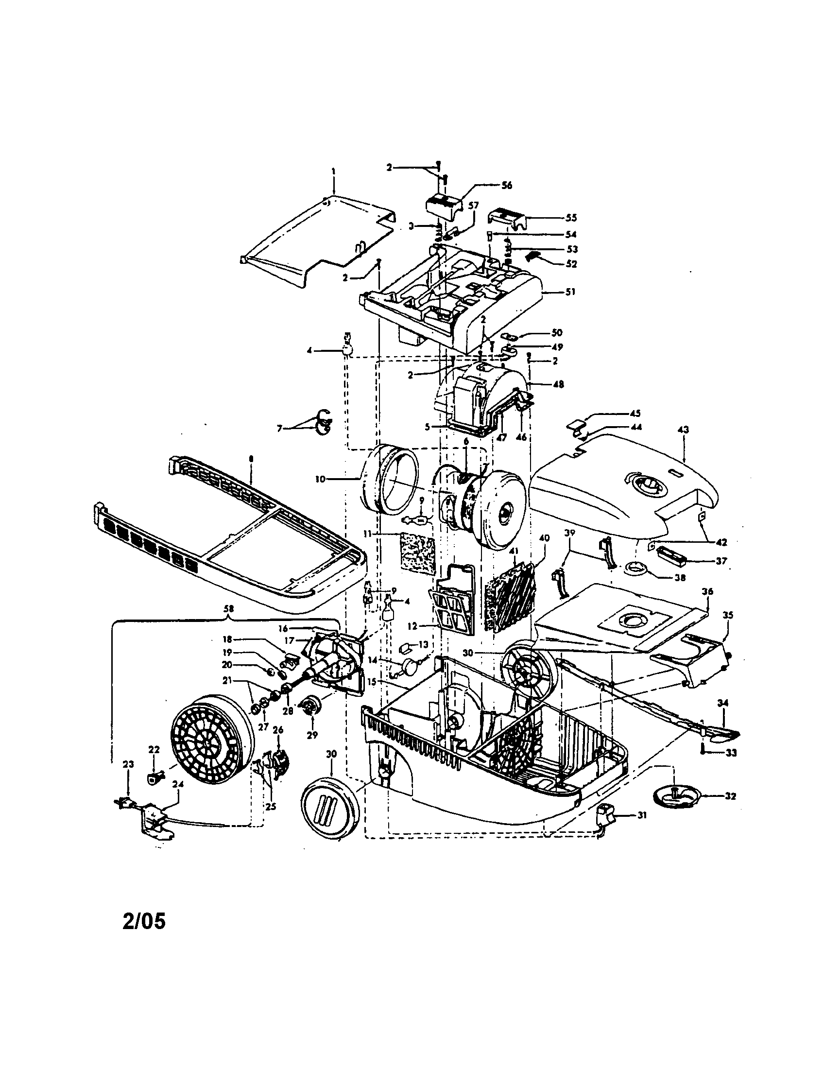 Main body/bag lid/tool lid