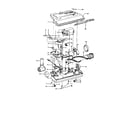 Hoover S3613 nozzle body/base plate diagram