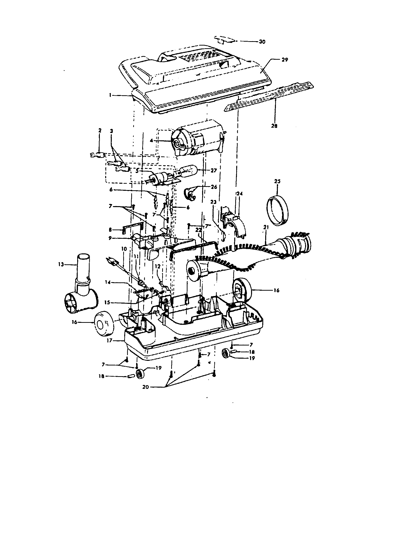 Nozzle body/base plate