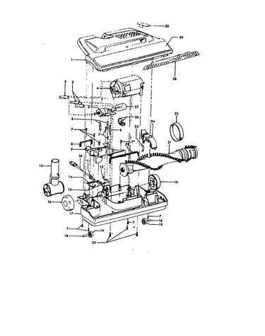 Nozzle body/base plate