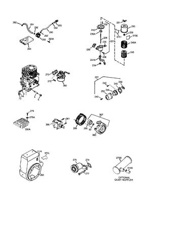 Carburetor/rewind-starter