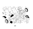 Craftsman 917379370 engine/housing/handle diagram
