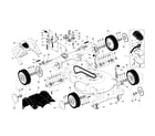 Craftsman 917377091 wheels/tires/gearcase diagram