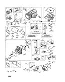 Cylinder/cylinder-head/crankshaft