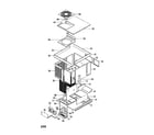 Rheem RRKA-A18J panels/fan group/compressor diagram