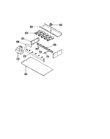 Burner assembly/gas valve