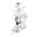 Ruud URMA-A036 panels/fan group/compressor diagram
