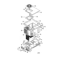 Rheem RRKA-A060 panels/fan group/compressor diagram