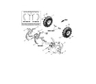 Troybilt 21A-634K711 wheel/tire assembly diagram