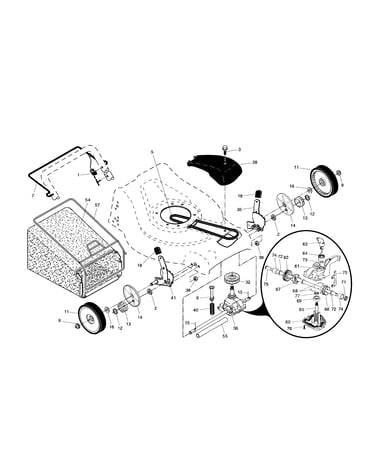 Wheels/tires/bag