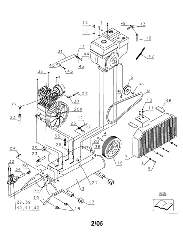 Air compressor unit