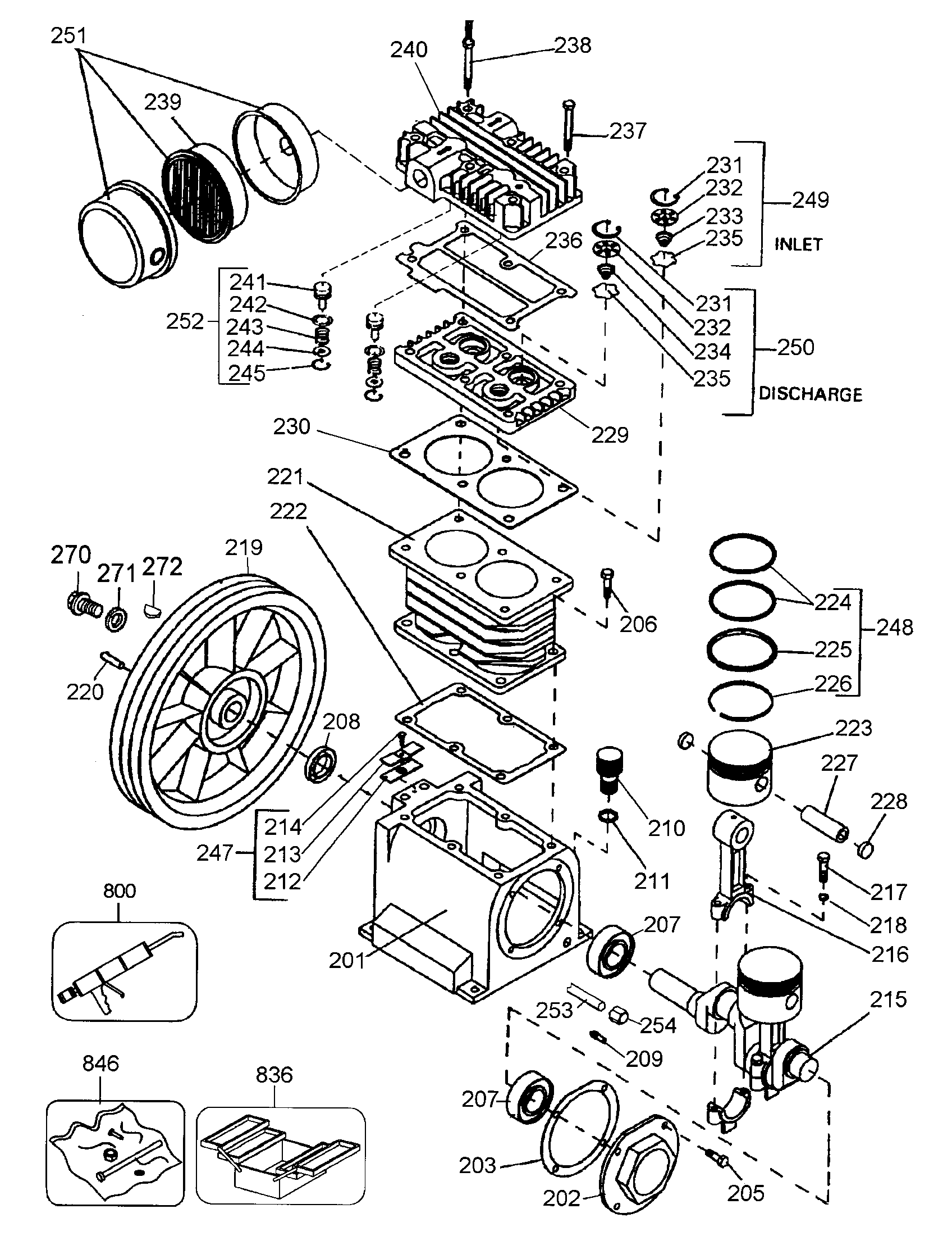 Crankcase/head