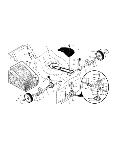 Wheels/tires/bag