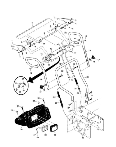 Handles assembly