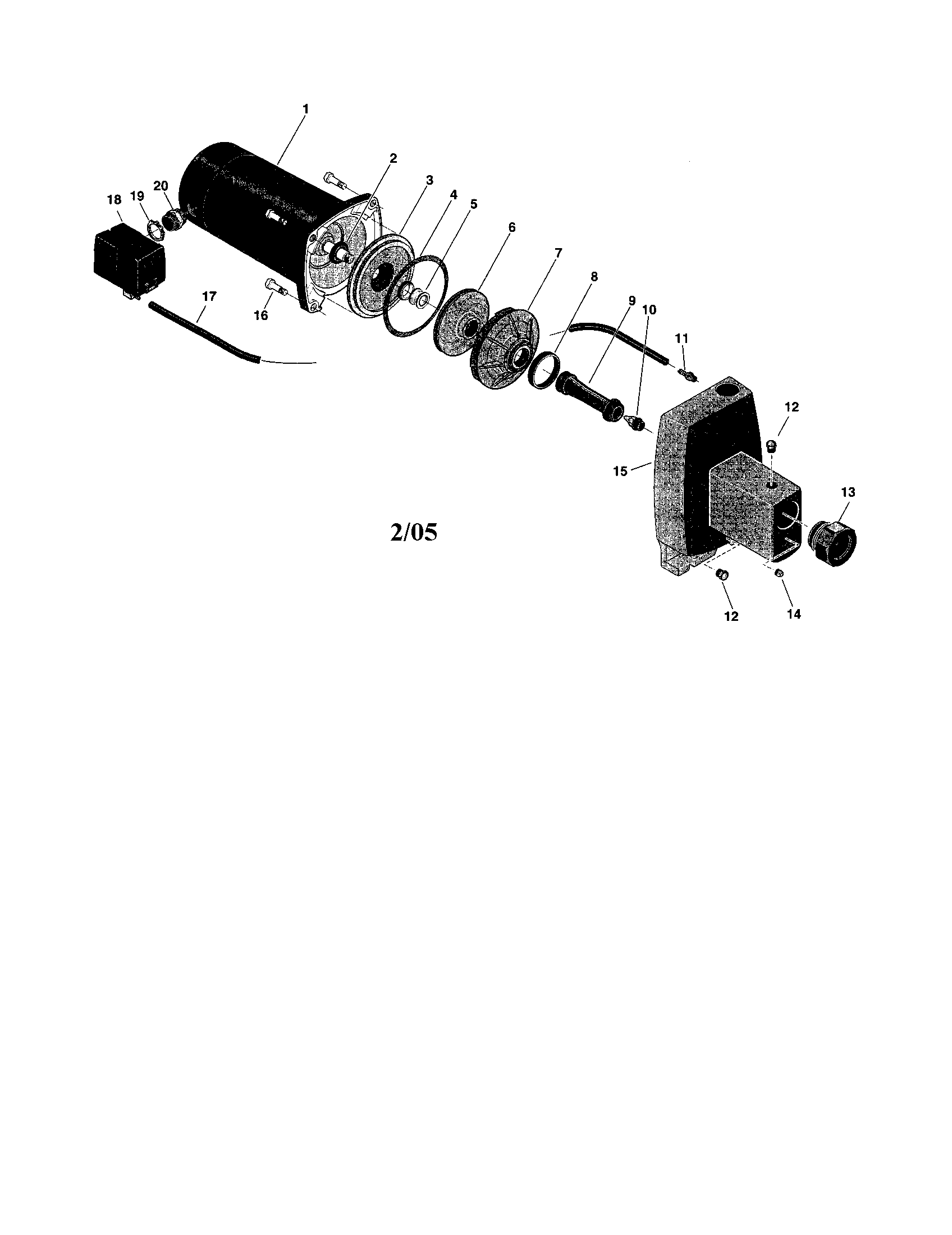 MOTOR/VENTURI/PUMP BODY