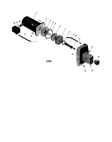 Motor/venturi/pump body