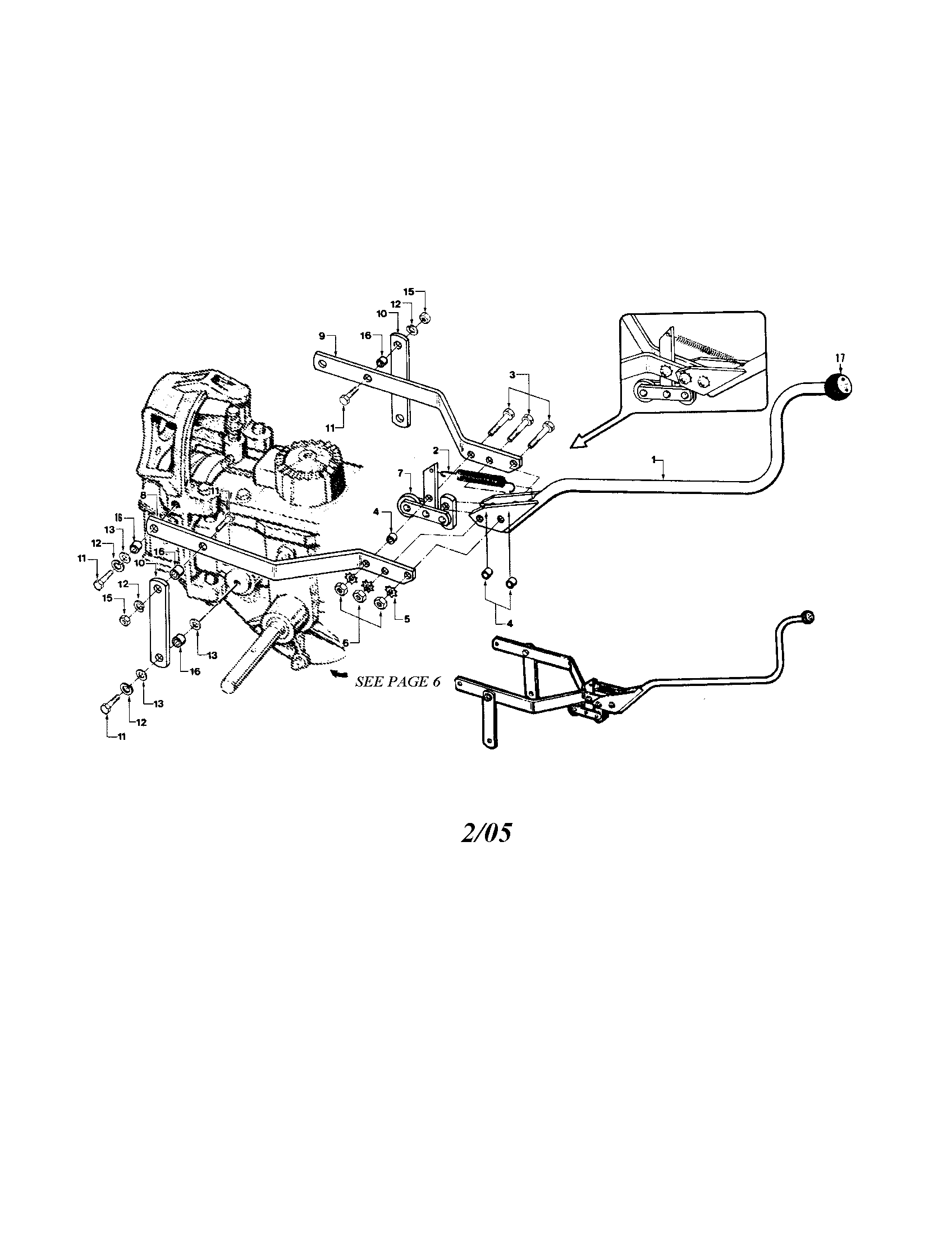 WHEELS/TINES/PTO DRIVE LEVER/YOKE