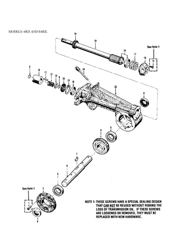 Tiller attachment transmission