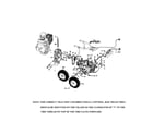 Troybilt 21AE682L766 wheel speed lever/belt drive/engines diagram