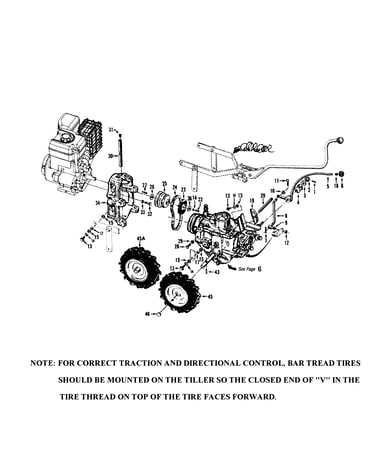 Wheel speed lever/belt drive/engines