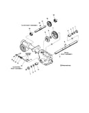 Wheel shaft / tiller shaft