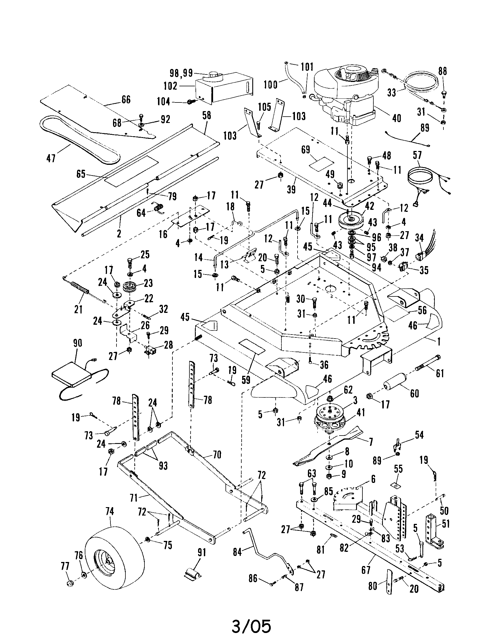 MOWER ASSEMBLY