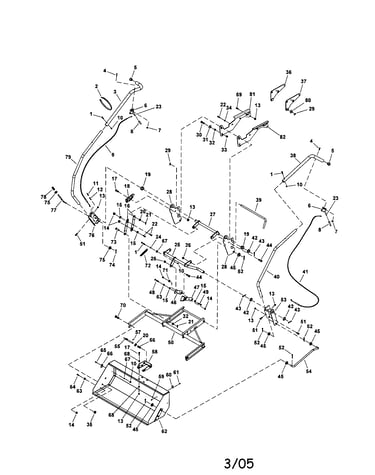 Scoop attachment assembly