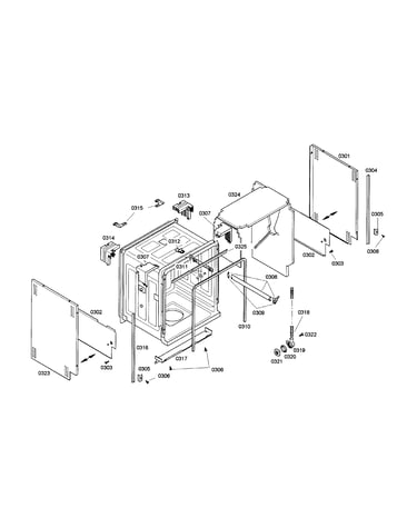 Side panels/tank insulation